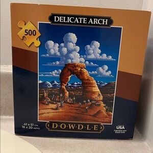 🆕 DOWDLE Delicate Arch 500 piece Puzzle 🧩